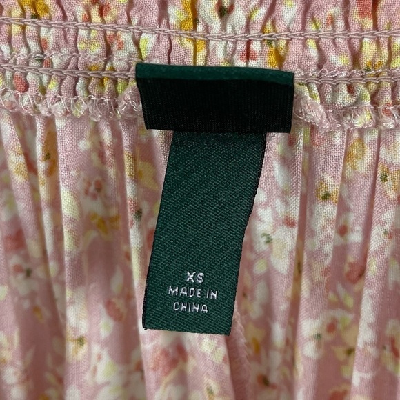 Wild Fable XS Ditsy Floral Ruffle Mini Skirt Boho Flowy Cottagecore - Picture 4 of 6